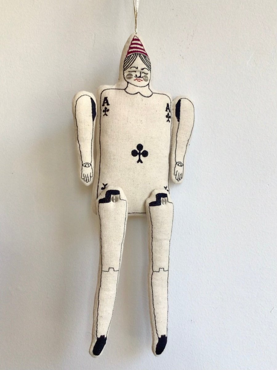 Embroidered Cotton Hanging Dolls - Made X Hudson