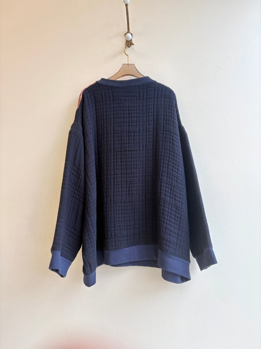 Handwoven Sweater Double Quilt Autumn Hue - Made X Hudson