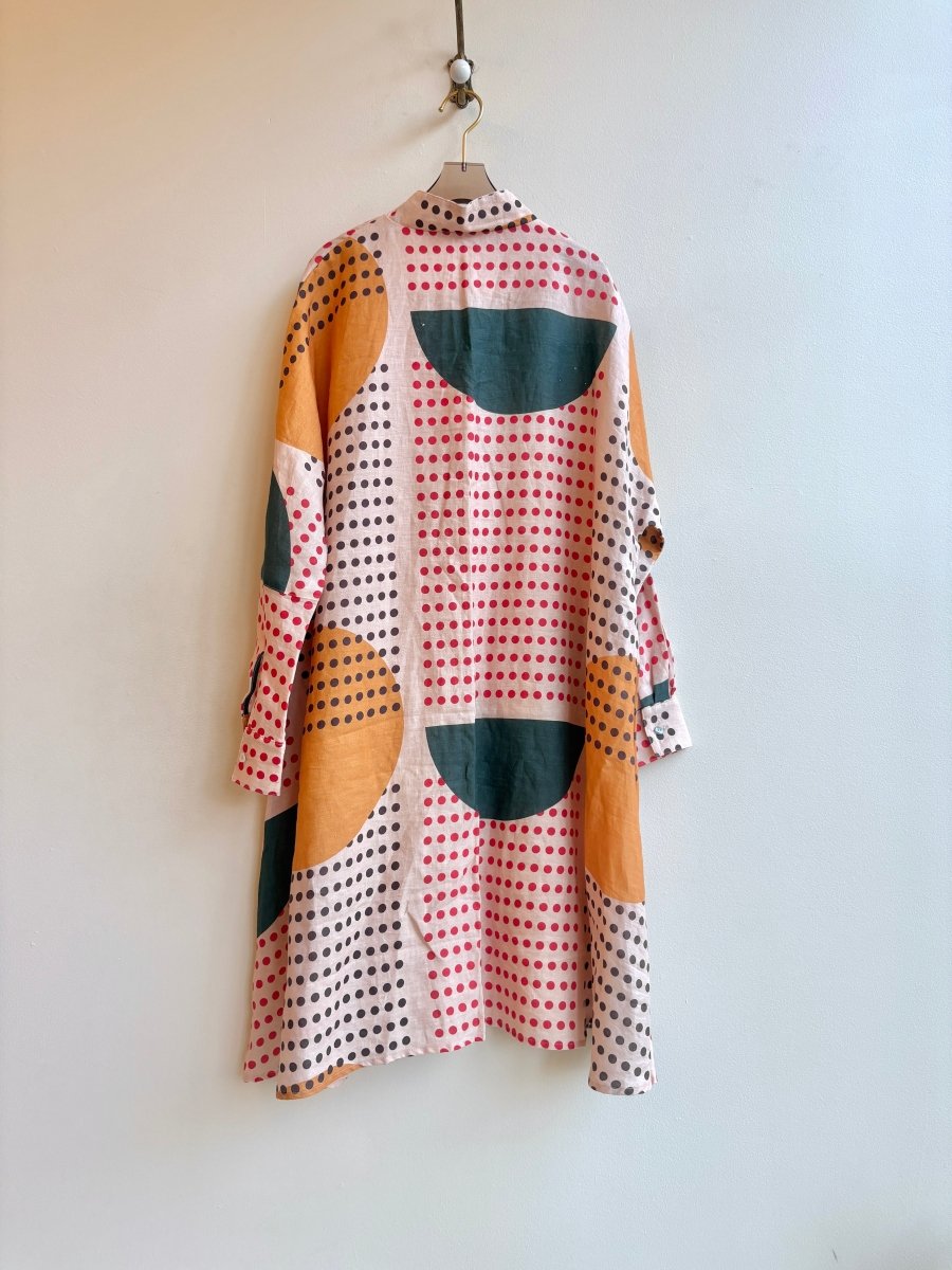 Margrethe Dress in Dotted Sunrise Print - Made X Hudson