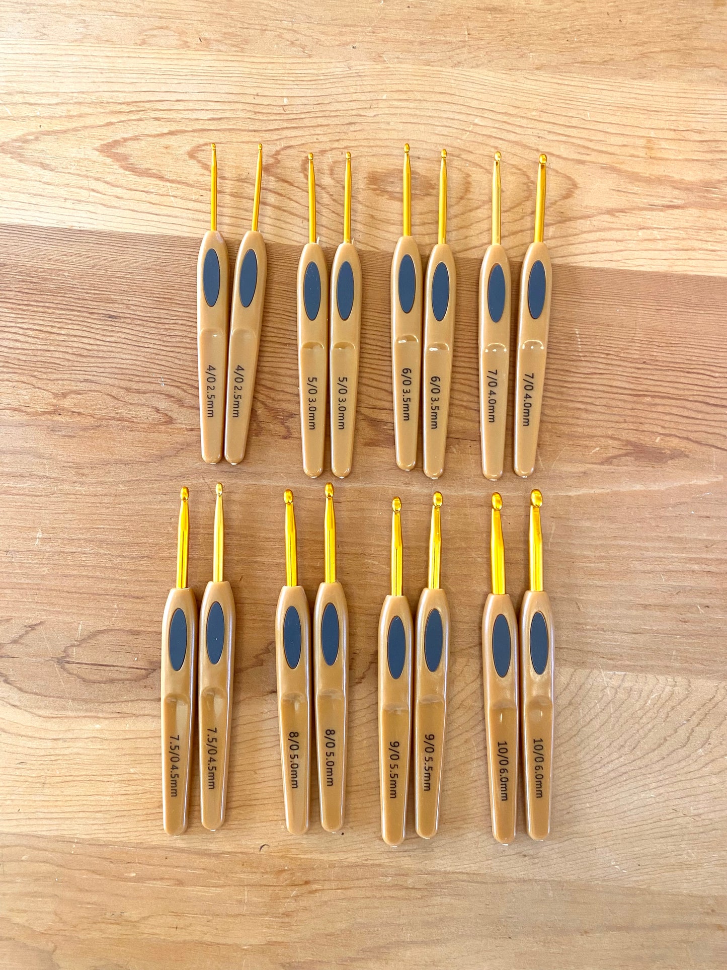 Caramel Crochet Hooks