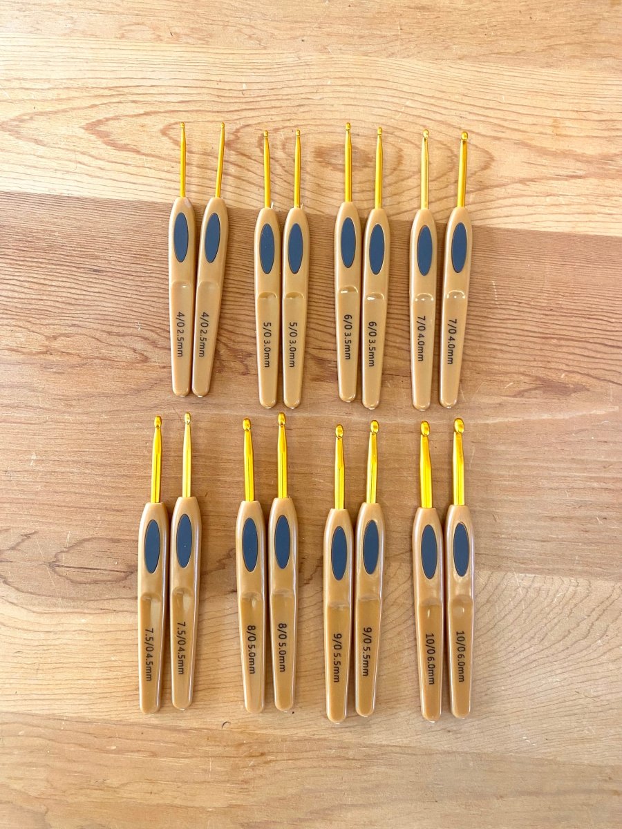 Caramel Crochet Hooks - Made X Hudson