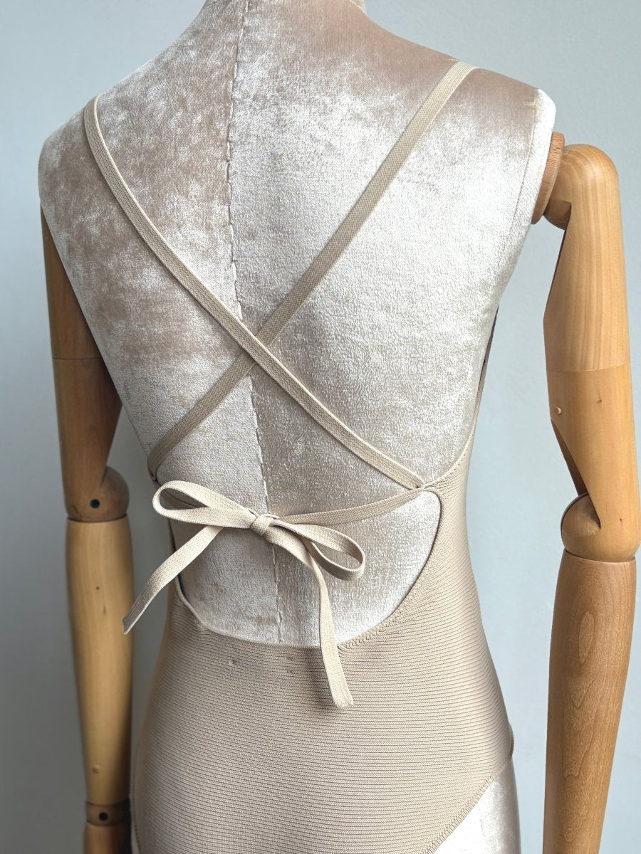 Beige Capri One Piece Swimsuit - Made X Hudson