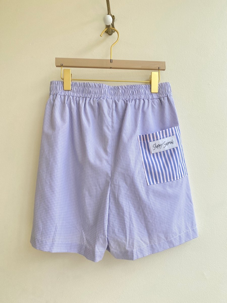 Light Blue & Pink Boxer Shorts (Reworked) - Made X Hudson