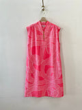 Neon Pink Snake Print Paper Bag Tofino Dress - Made X Hudson