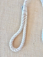 Dog Leash in White Cotton Rope - Made X Hudson