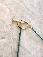 Freshwater Pearl and Green Aventurine Long Necklace - Made X Hudson