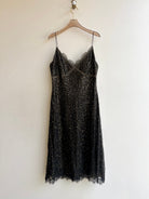 Carmen Marc Valvo | Black and Bronze Beaded Dress (Vintage) - Made X Hudson