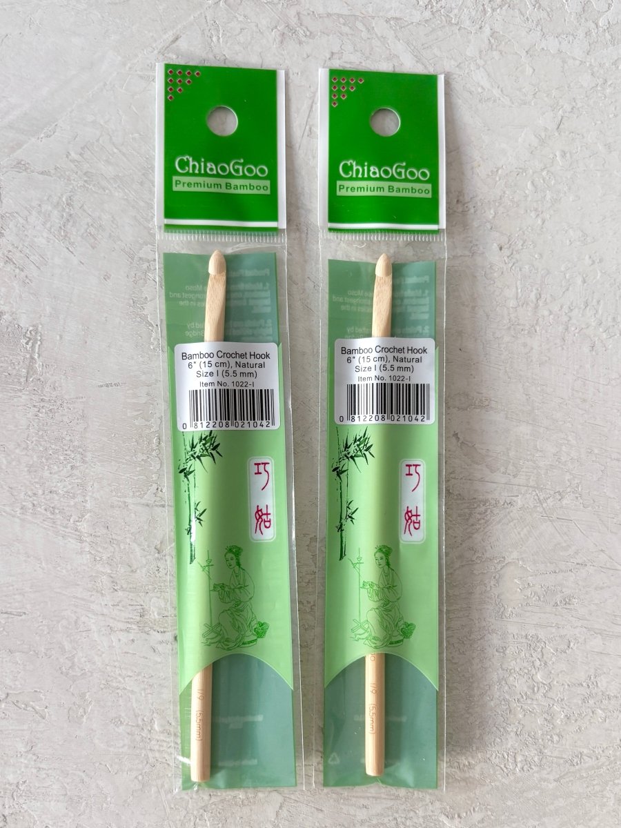 ChiaoGoo | Bamboo Crochet Hook | Single Ended - Made X Hudson