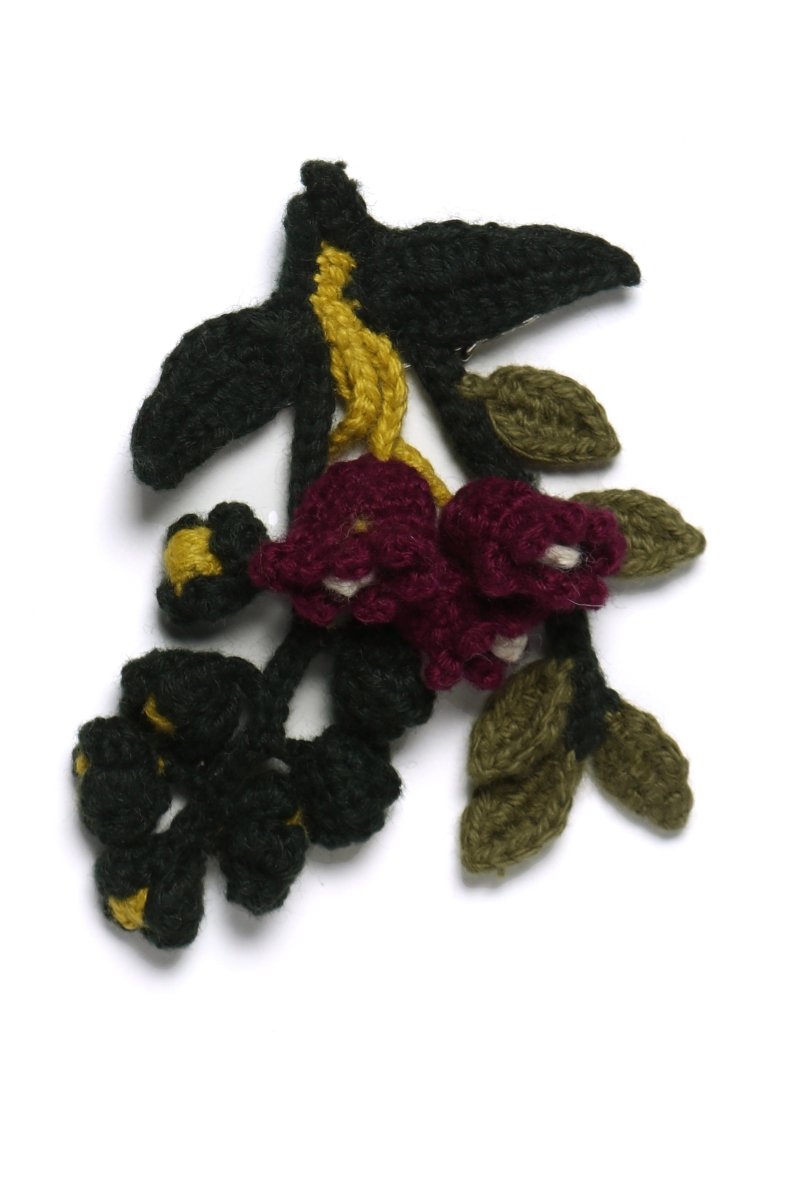 Maroon Bouquet Set Pin - Made X Hudson