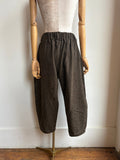 Hickory Herringbone Tweed Linen & Wool Studio Pant - Made X Hudson