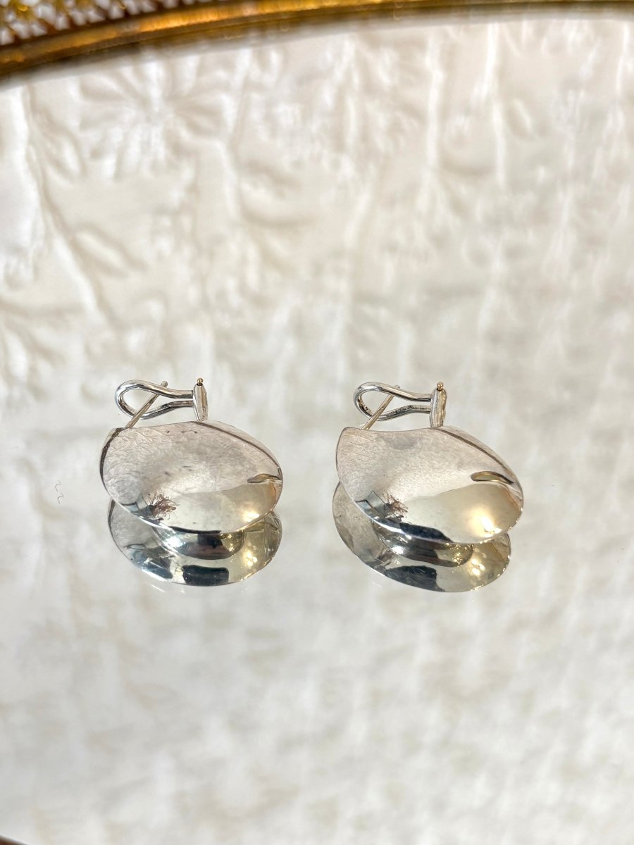 Nautilus II Sterling Silver Earrings - Made X Hudson