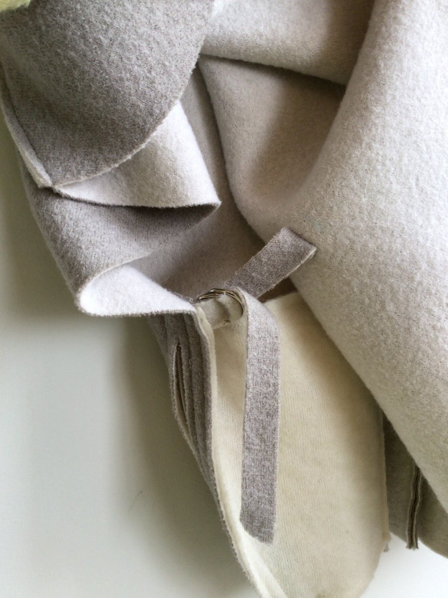 Light Grey 2T 2 Pleat Adjustable Caplet - Made X Hudson