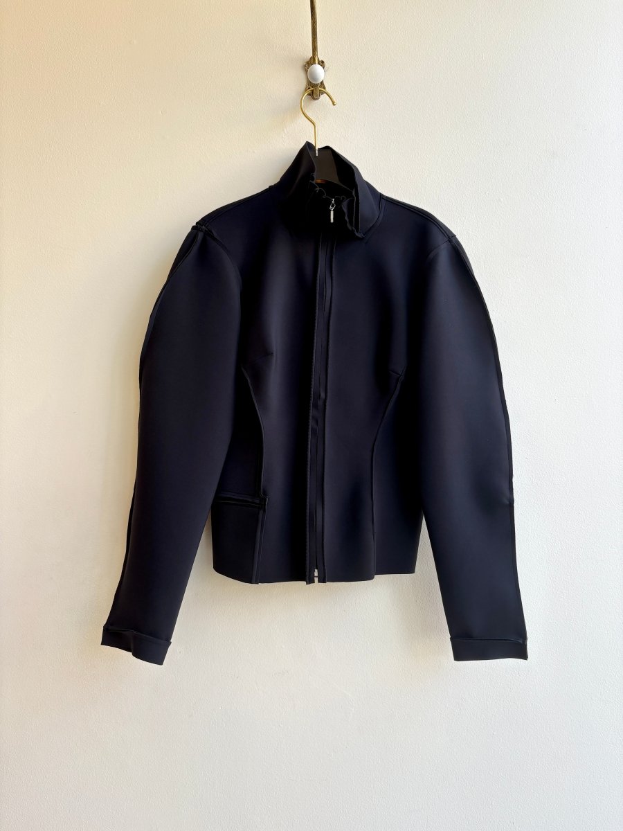 Black Neoprene W Jacket - Made X Hudson