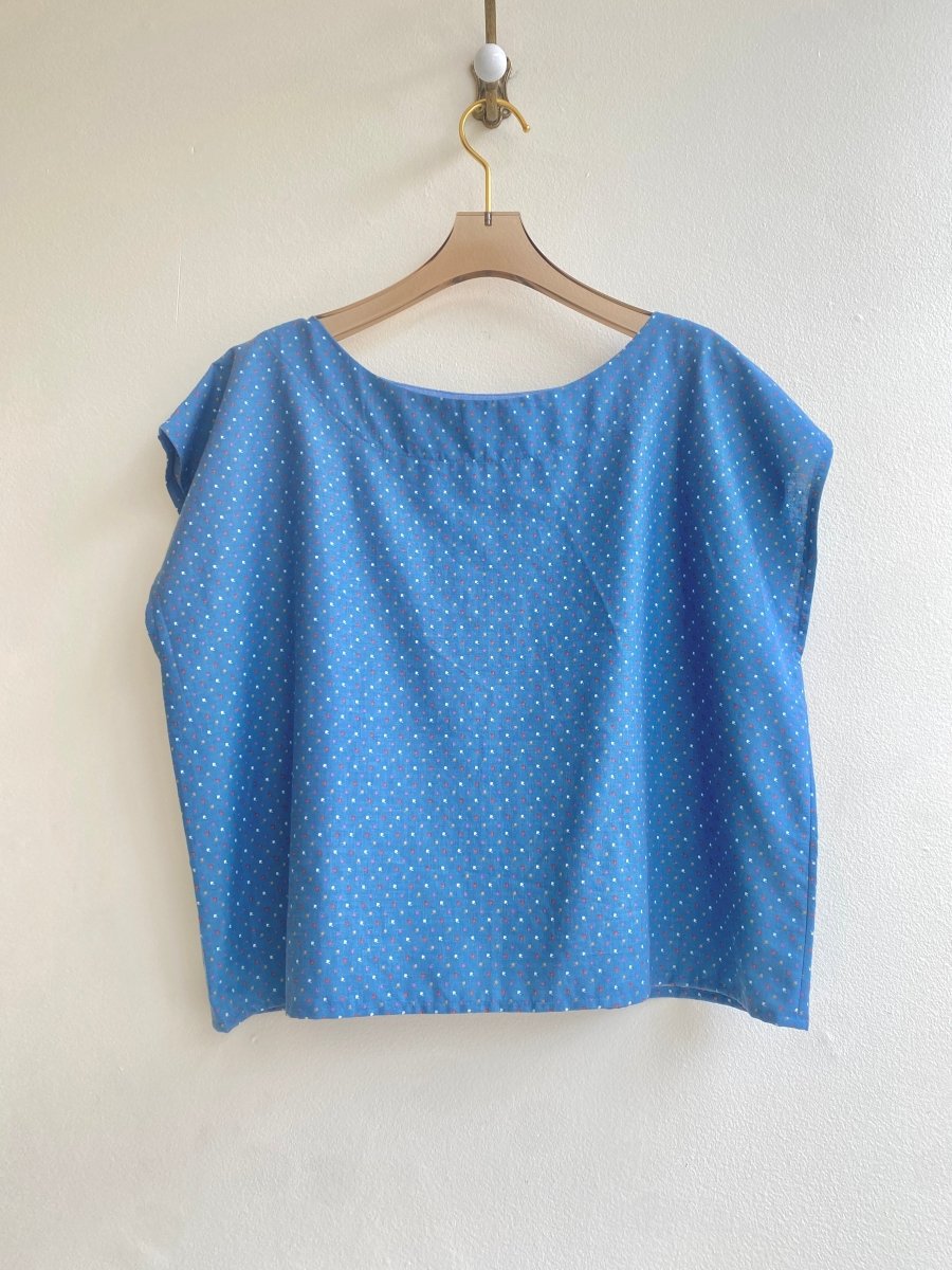 Heritage Blue Mini Spade Print Box Top - Made X Hudson