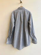 "Daniel” Grey and Blue Stripe Artichoke Print (Reworked) - Made X Hudson