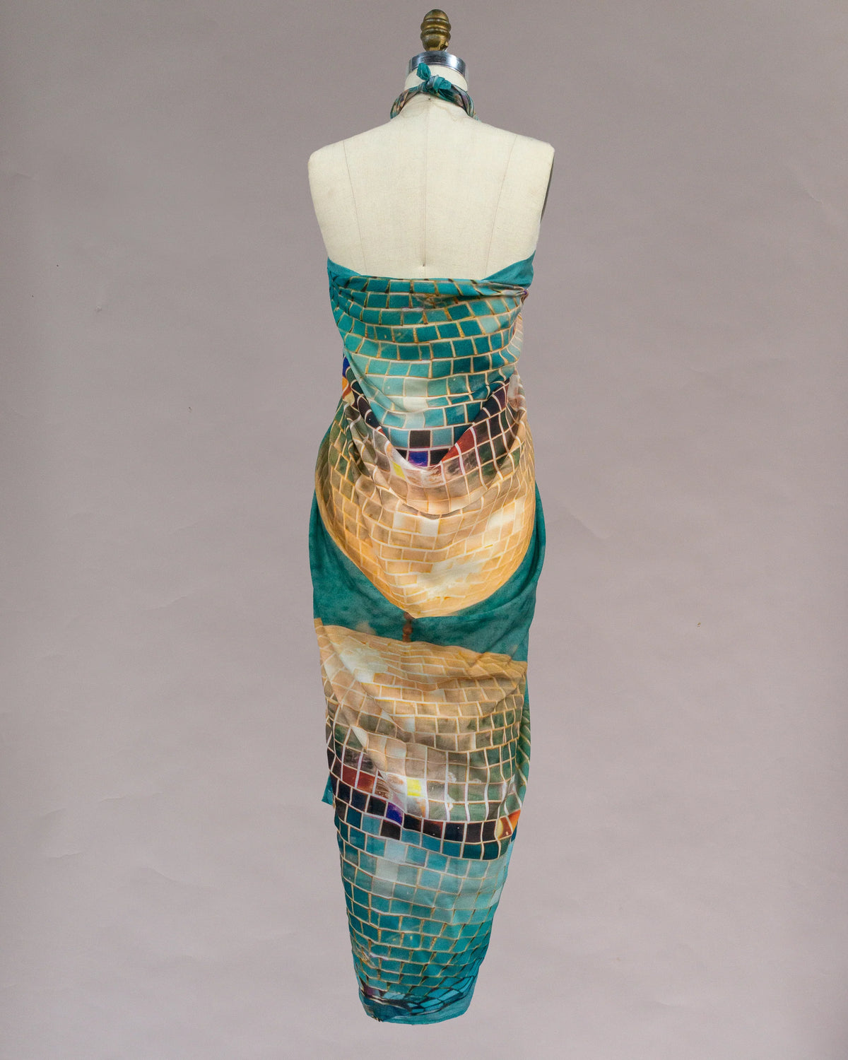 Sarong Tie Wrap Dress (Disco) - Made X Hudson