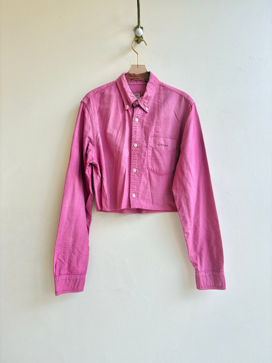 Fuschia Annette Crop Top (Reworked) - Made X Hudson