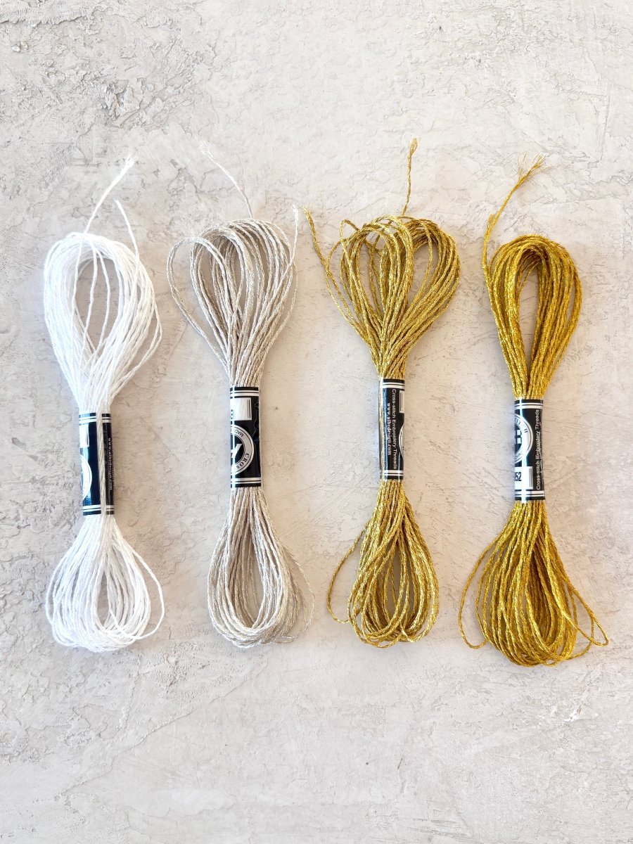 Sashiko Metallic Embroidery Thread (Multiple Colors) - Made X Hudson