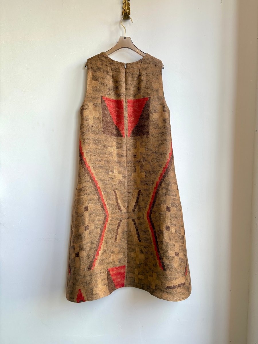 Santa Fe Linen Chore Dress - Made X Hudson
