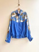 Olympic Exposure | Ultra Marine and Gold Chain Bomber Jacket (Vintage) - Made X Hudson