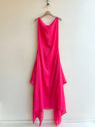 Zero-Waste Dress in Watermelon Pink Stripe - Made X Hudson
