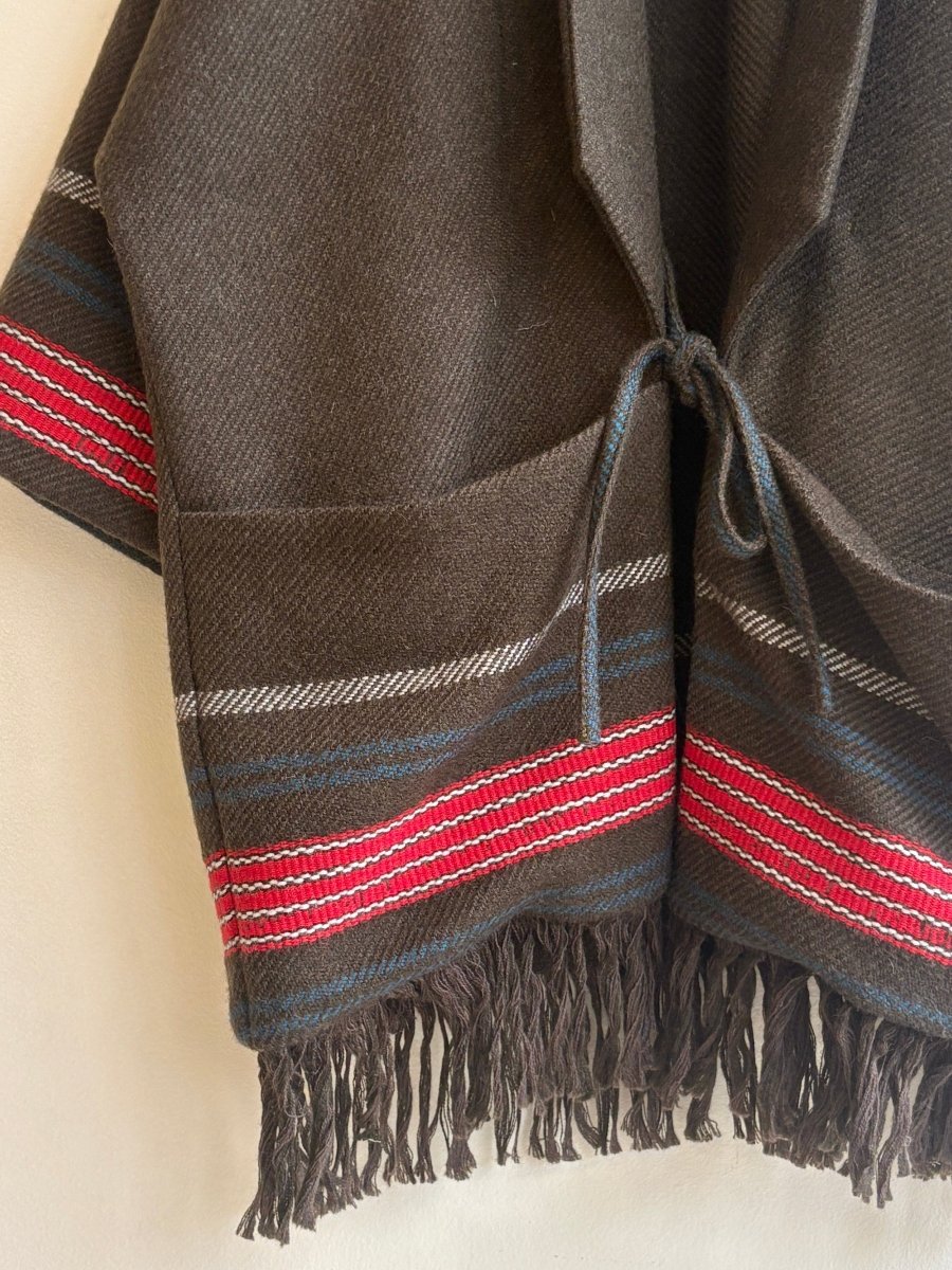 Moss Pendleton Wool Chore Jacket w/ Fringe - Made X Hudson