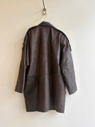 Comint | Chocolate Brown Leather Jacket (Vintage) - Made X Hudson