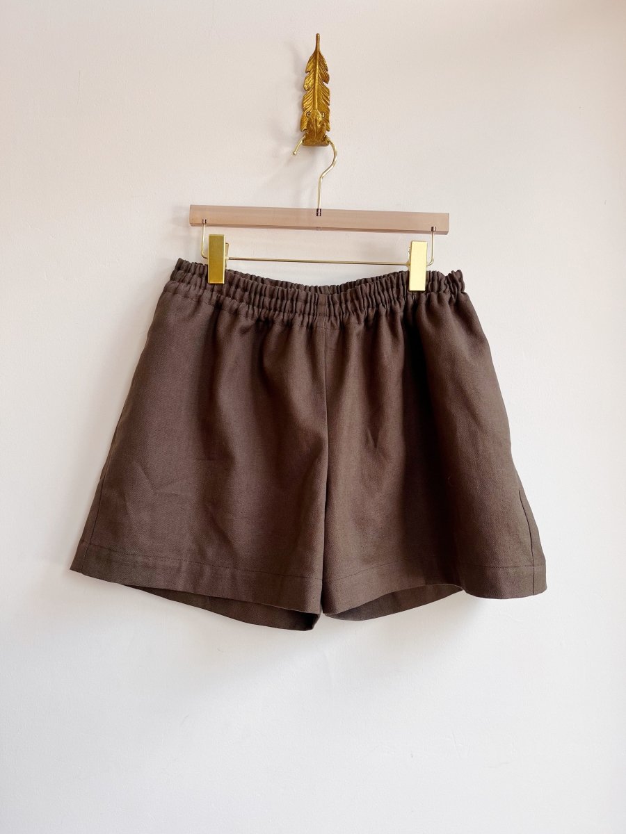 Moss Hemp Cotton Canvas Town Shorts - Made X Hudson