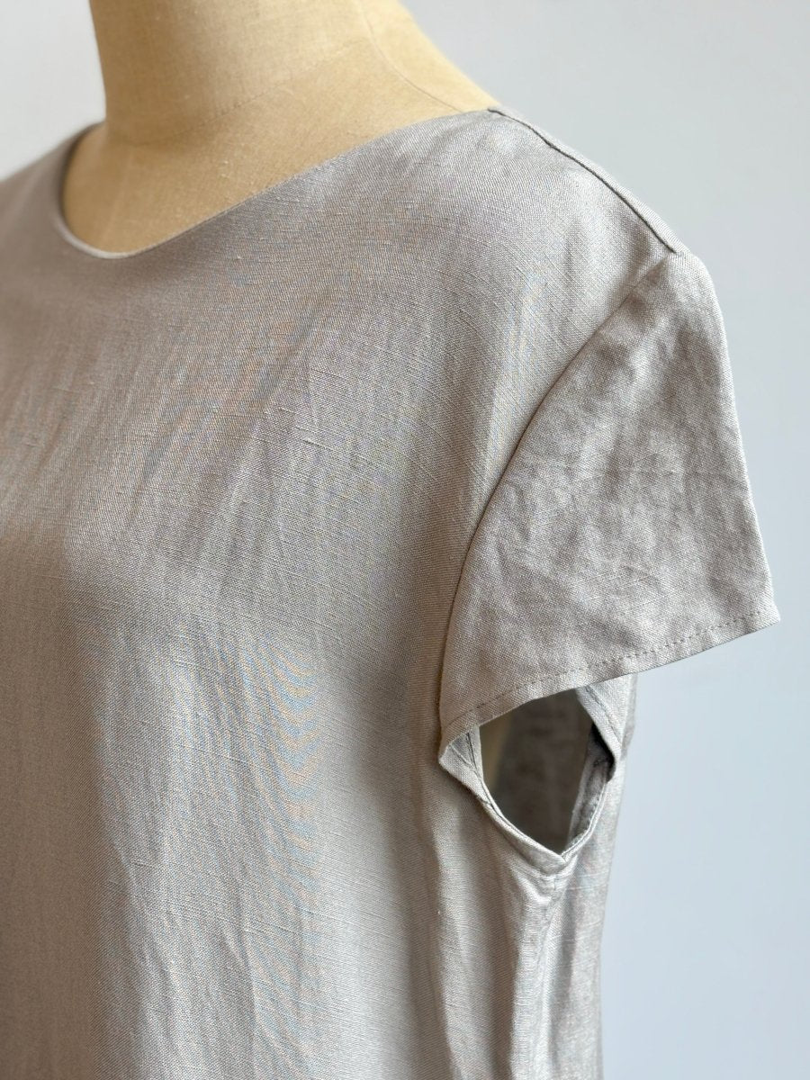 Hem Dress Dove Grey - Made X Hudson