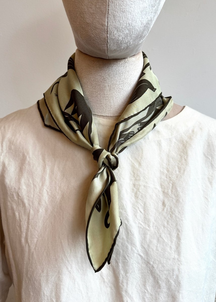 Familiar Silk Scarf - Made X Hudson