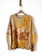 Marigold Bloom Cotton Sweater | Hand Dyed (Reworked) - Made X Hudson