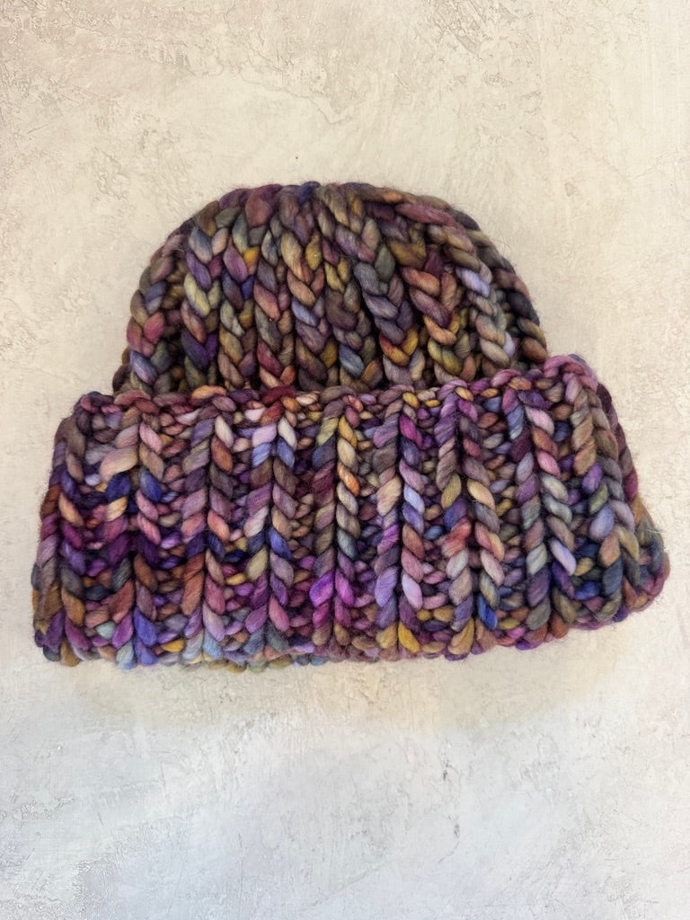 Variegated Roving Wool Hat - Made X Hudson