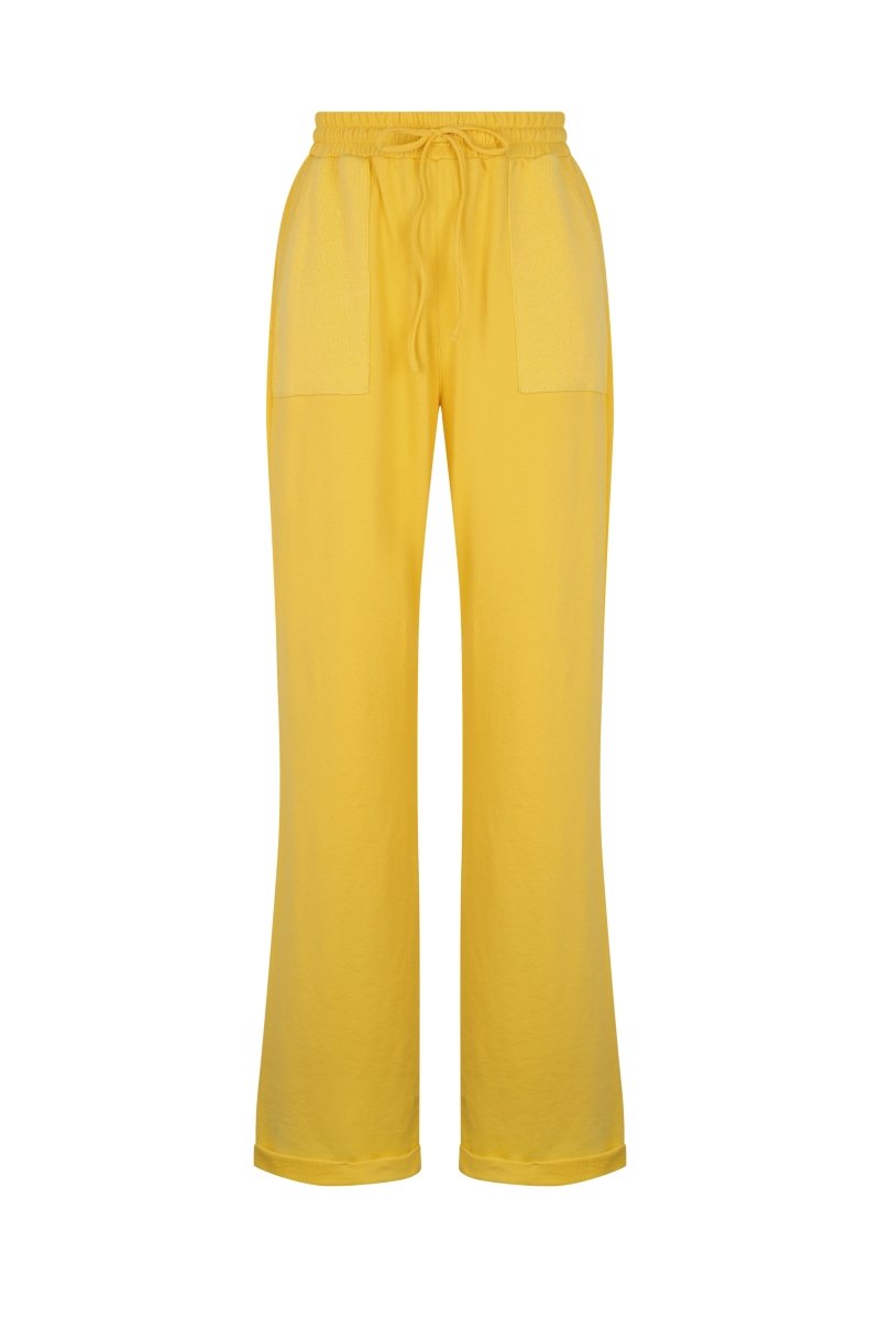 Joggers w/ Knit Patch Pocket (Mango) - Made X Hudson