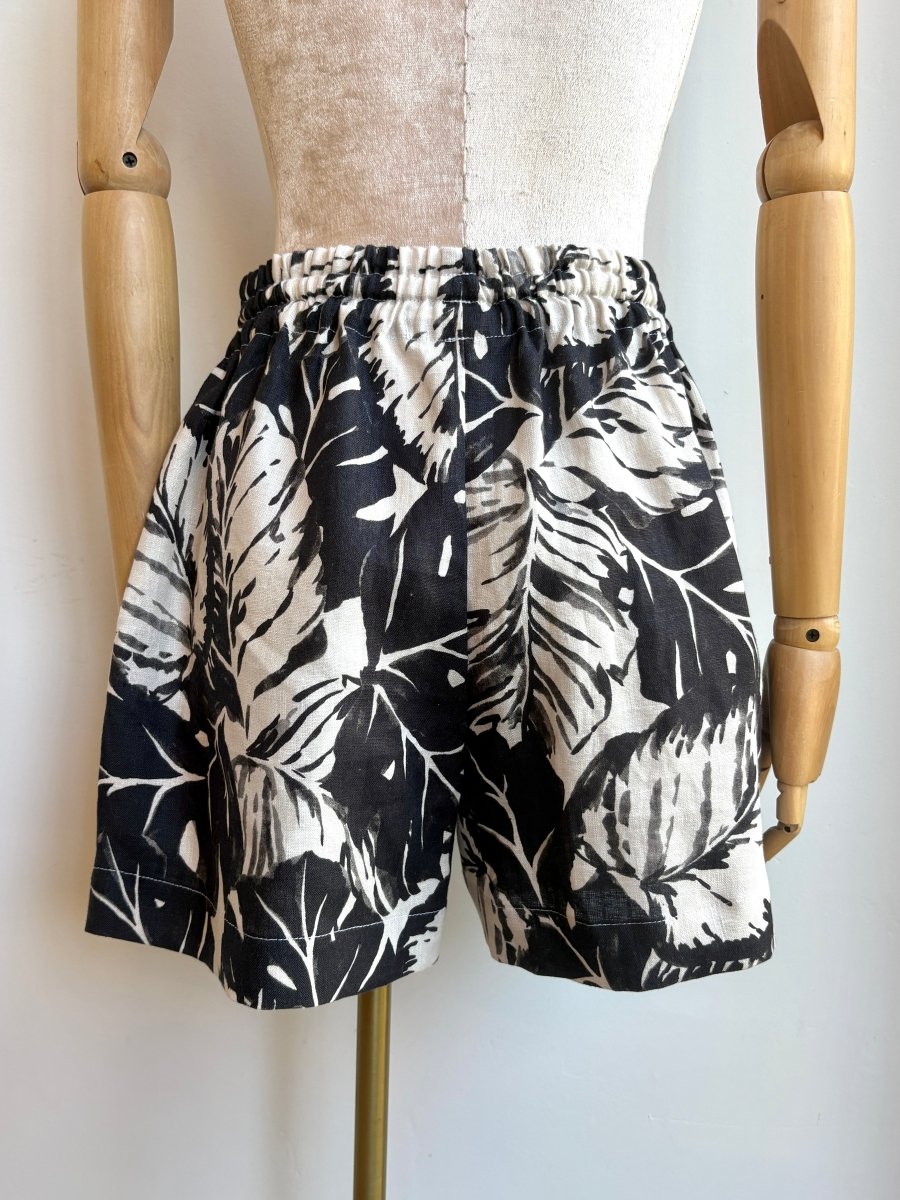 Midnight Tropics Linen Town Shorts - Made X Hudson