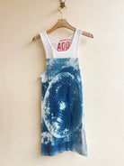 Midnight Disco Ball Cyanotype Long Tank (Reworked) - Made X Hudson