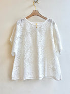 Snow White Lotus Crochet Lace | Picnic Top - Made X Hudson