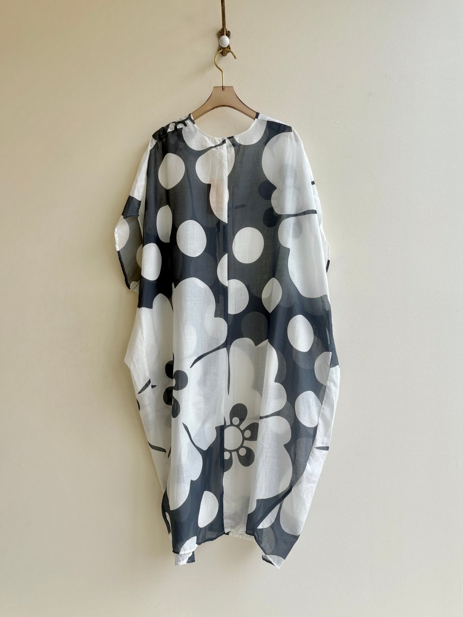 Blue Jumbo Pareo Print Kaftan - Made X Hudson