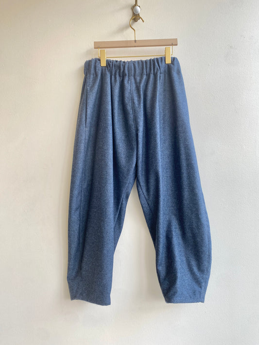 Soft Blue Woolen Studio Pants