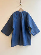 Medium Blue Vintage Denim Chore Jacket - Made X Hudson