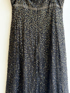 Carmen Marc Valvo | Black and Bronze Beaded Dress (Vintage) - Made X Hudson