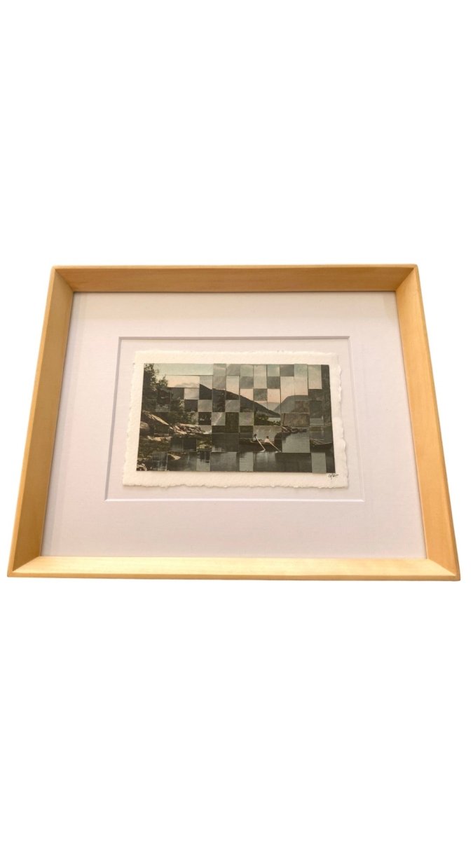 Altered & Recombined Vintage Photo - Postcards Art by Carole Kunstadt - Made X Hudson