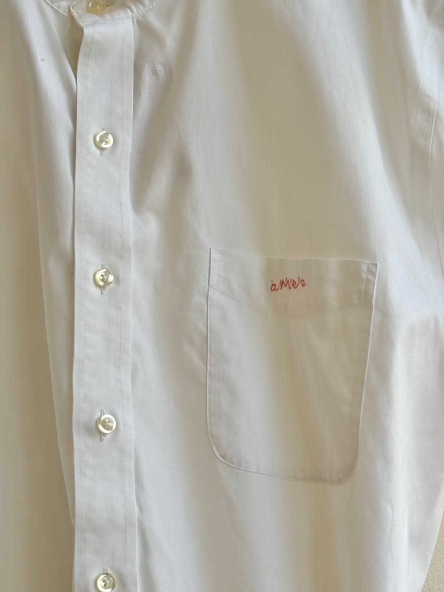 White Short Sleeve Annette Crop Top (Reworked) - Made X Hudson