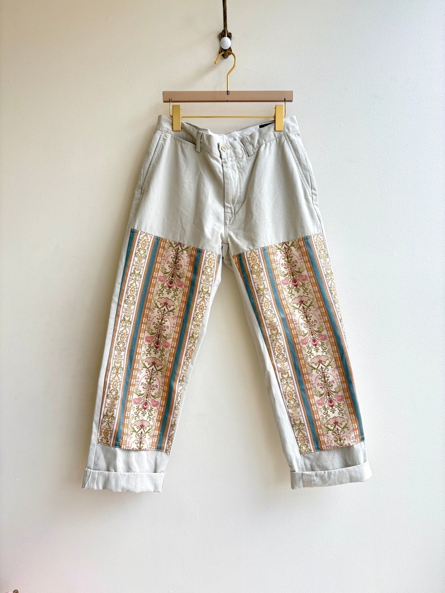 Silk Upholstery Double Knee Chino Pant | Multiple Sizes (Reworked) - Made X Hudson