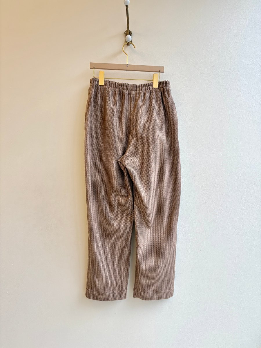 Brown and Tan Jacquard Joggers - Made X Hudson