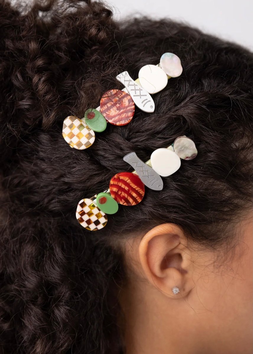Hors D’oeuvre Alligator Hair Clip - Made X Hudson