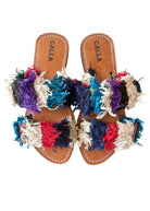 Hali Sandals “Nina” In Colors White, Cherry, Teal, Orange and Onyx (Size 39) - Made X Hudson