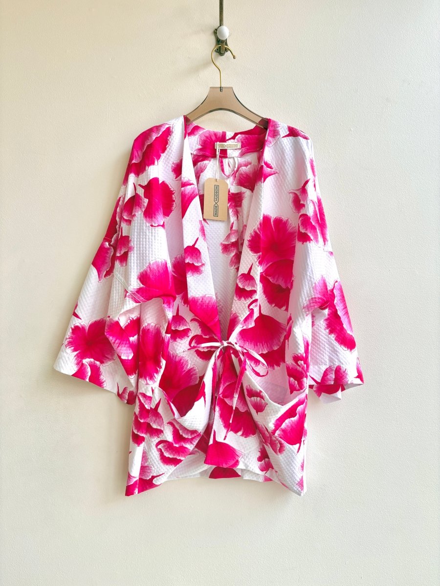 Electric Magenta Floral Chore Jacket - Made X Hudson