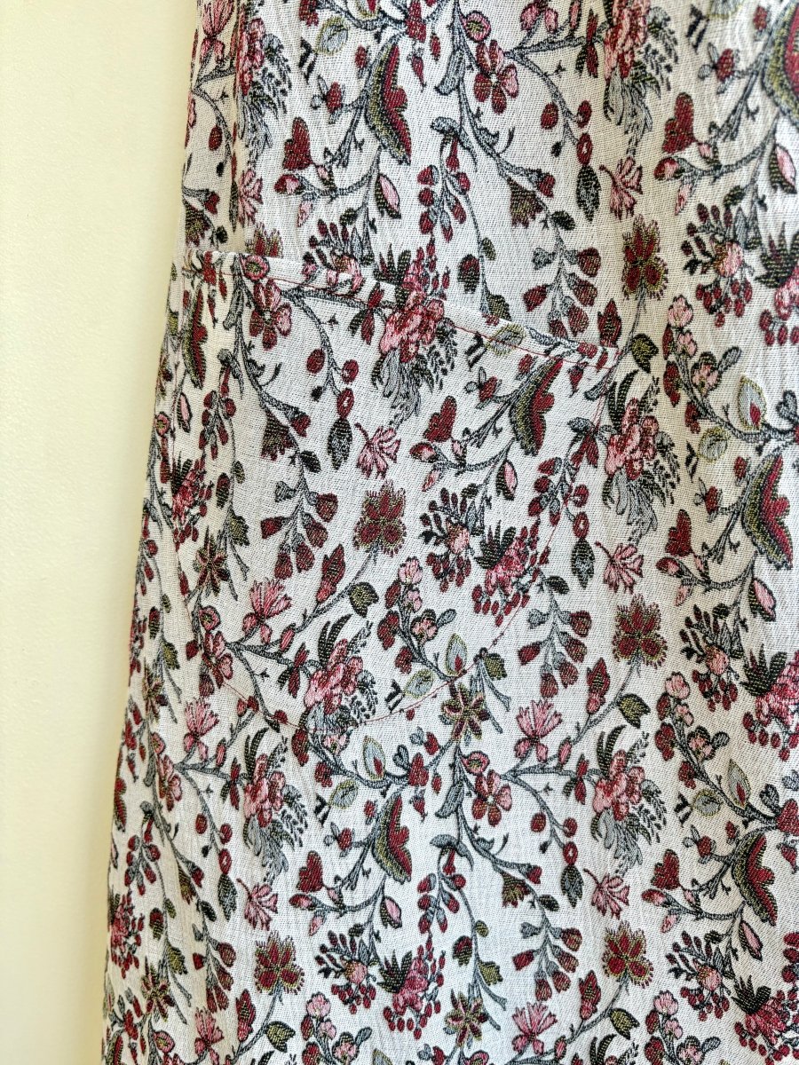 Cranberry Chore Dress w/ Flutter Sleeve - Made X Hudson