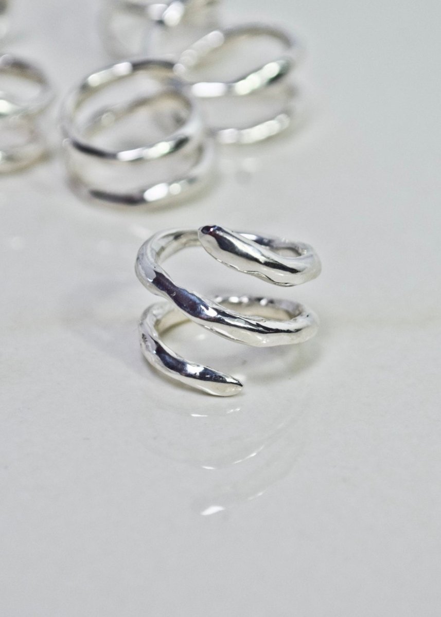 Vertigo Ring/Scarf Holder (Multiple Metals) - Made X Hudson