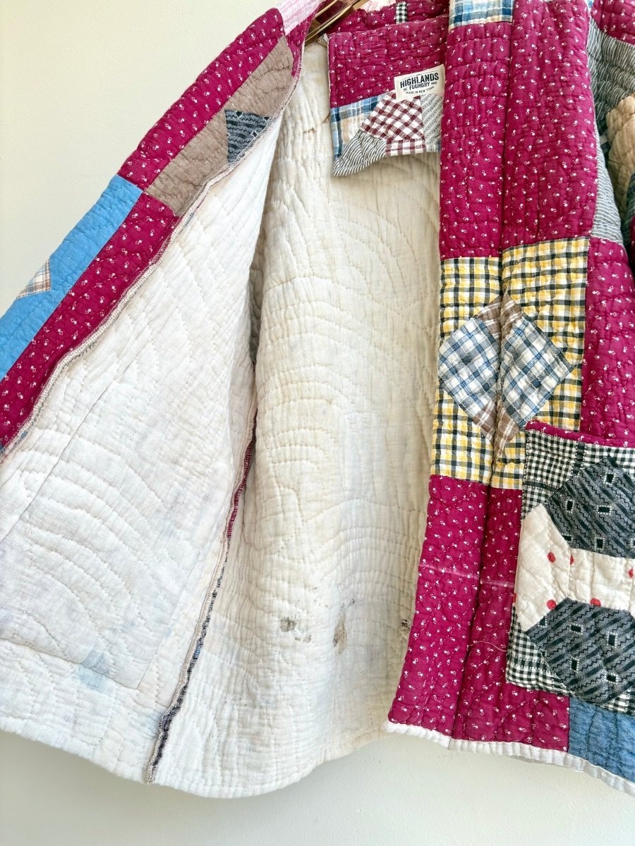 Heirloom Quilt Coat (Red Multi Color) - Made X Hudson